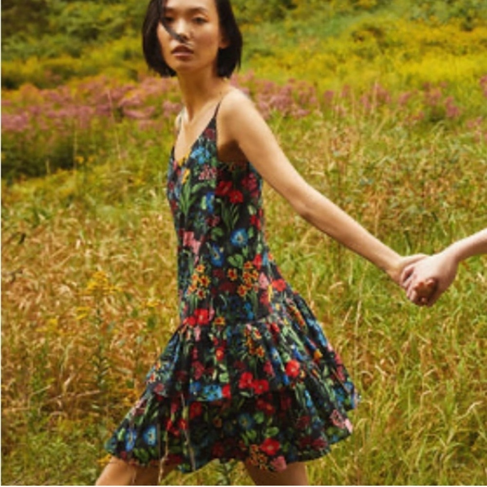 Cara Cara Floral Mini Dress - Multicolor
